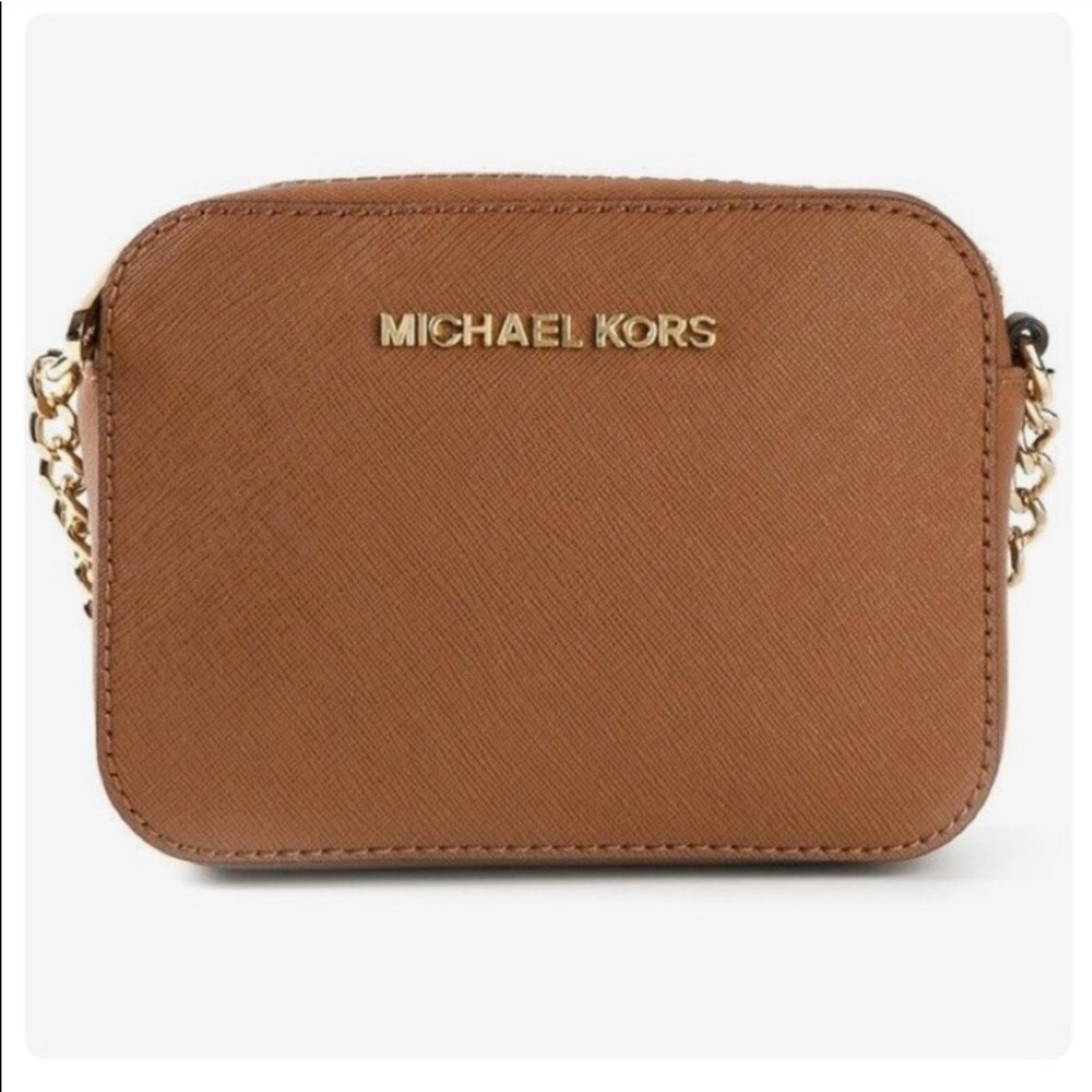 NEW Michael Kors Brown Acorn Small Crossbody Bag - Picture 4 of 7